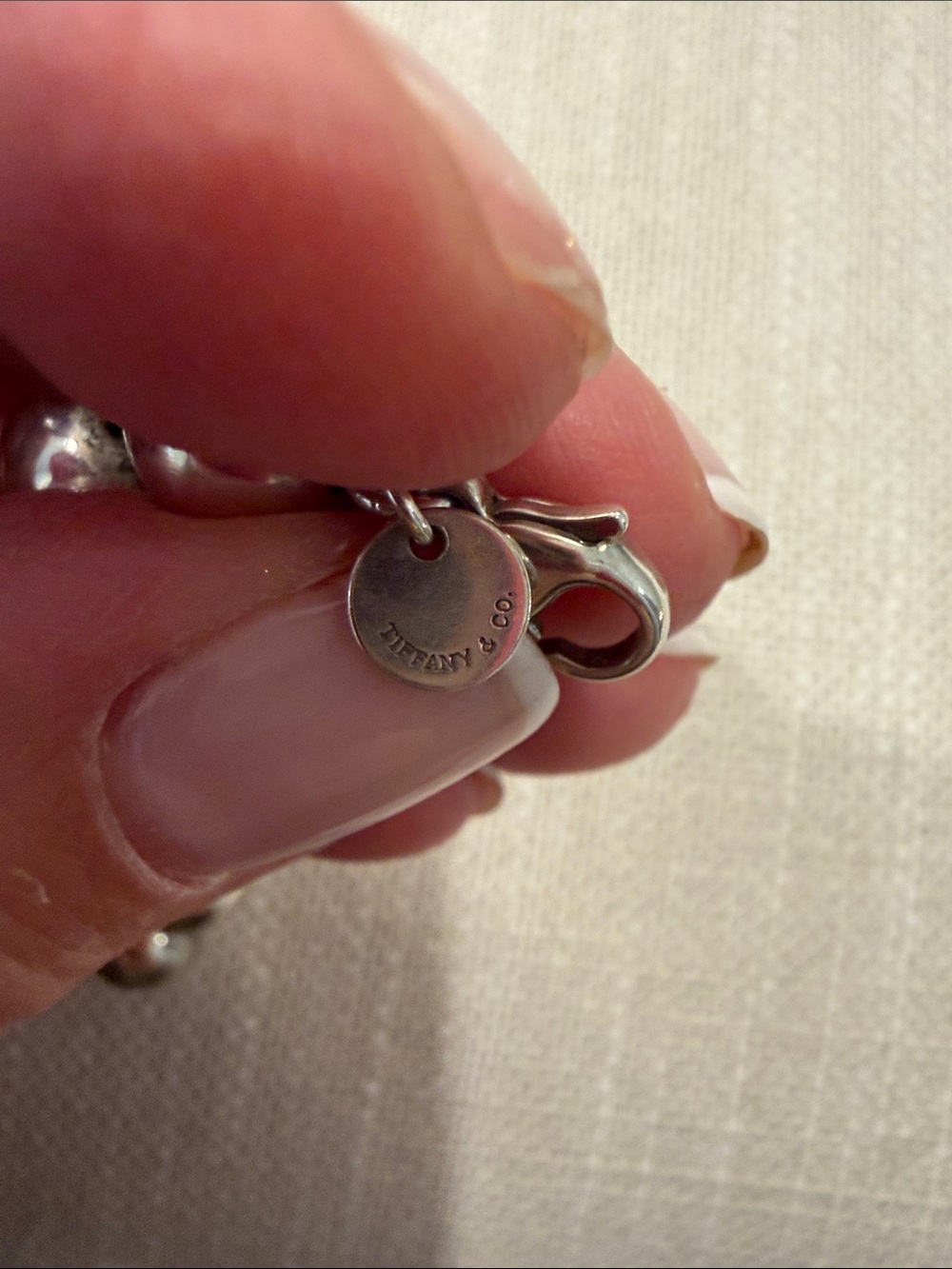 Tiffany & Co. Classic Sterling Silver Beaded Bracelet - Picture 2 of 3